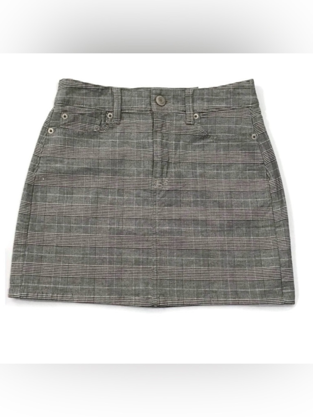 American Eagle Outfitters Plaid Stretch Hi Rise Mini Skirt NEW! Retail $49.99